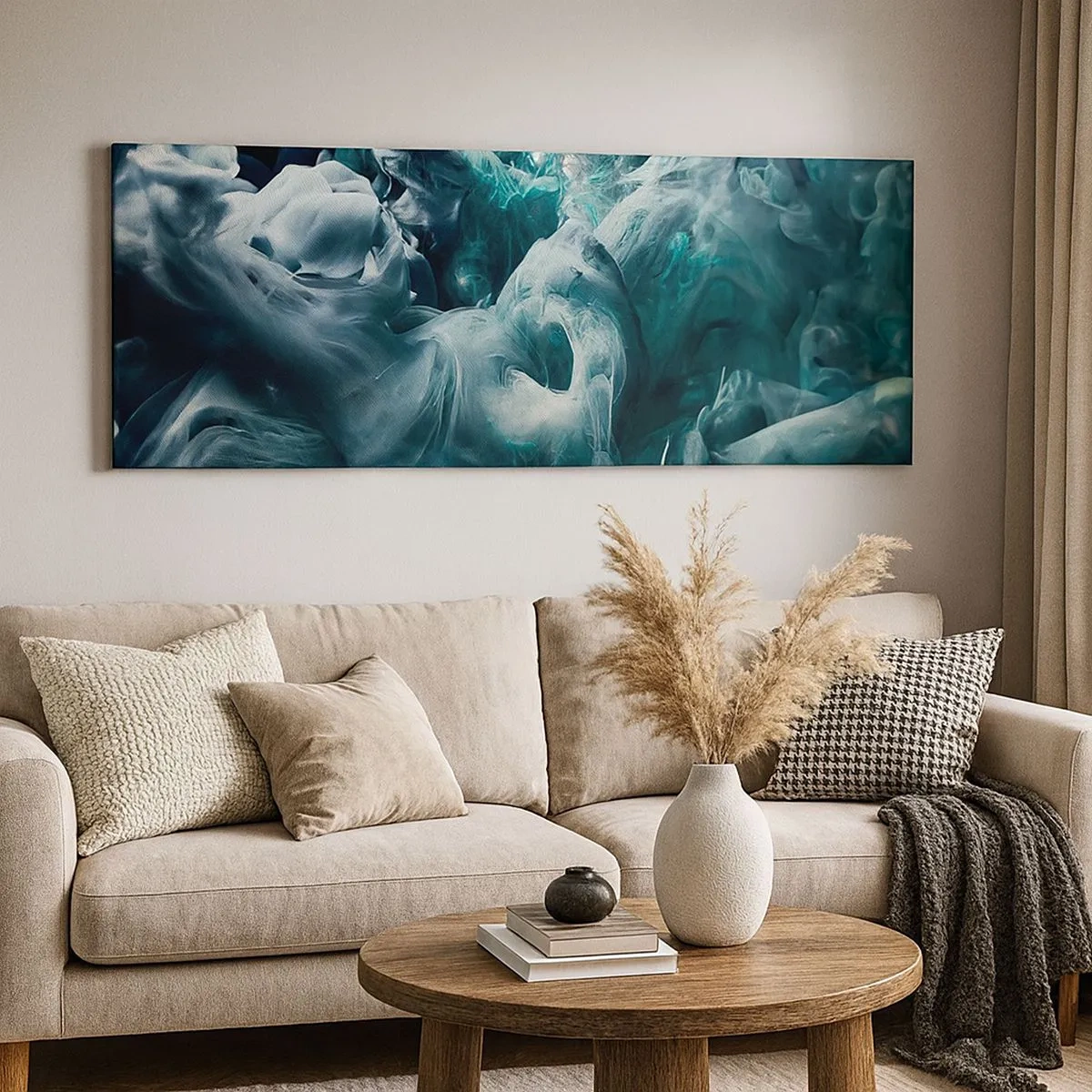 Obraz na plátně - Pohyb barvy - 100x40 cm