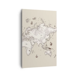 Obraz na plátně - Cesta kolem světa - 80x120 cm