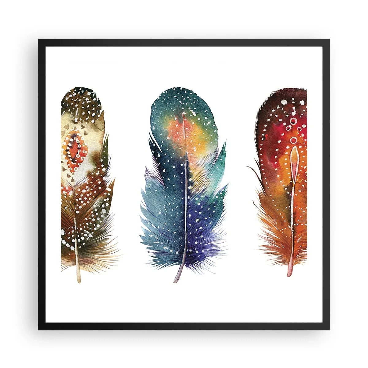 Plakát v černém rámu - Rituály, obřady, tajemství - 60x60 cm