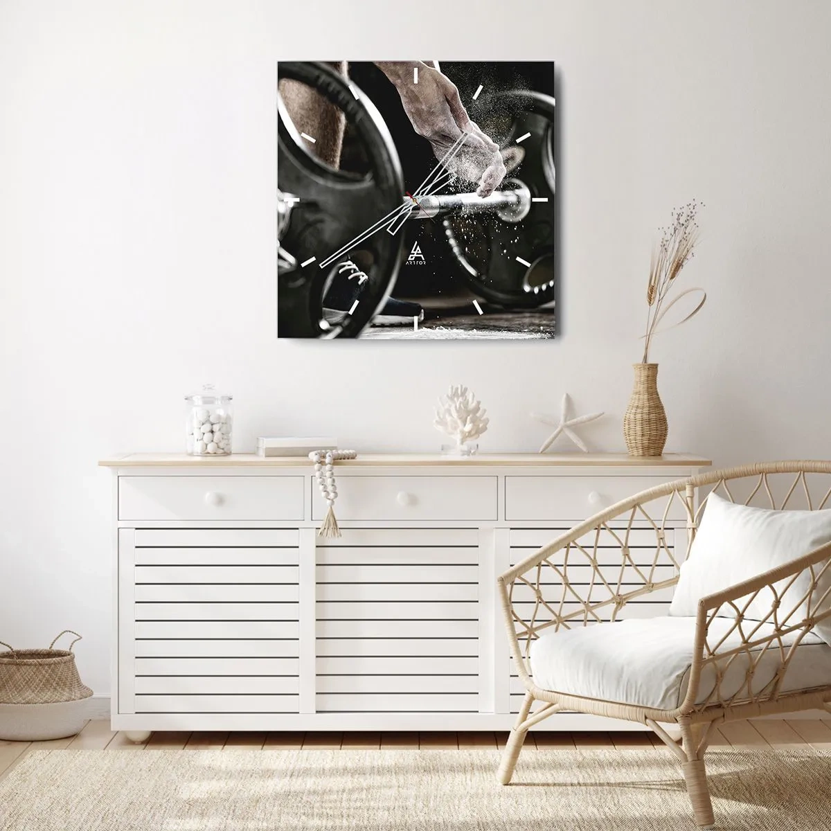 Nástěnné hodiny - Výzva přijatá! - 40x40 cm