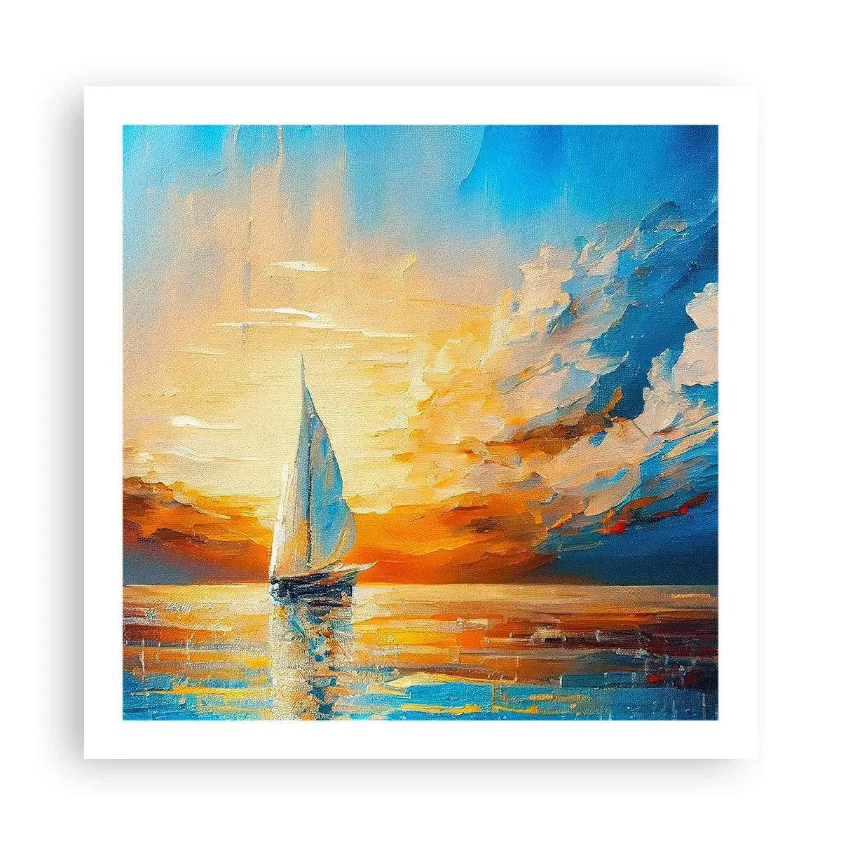 Plakát - Plavba ve zlatě - 60x60 cm