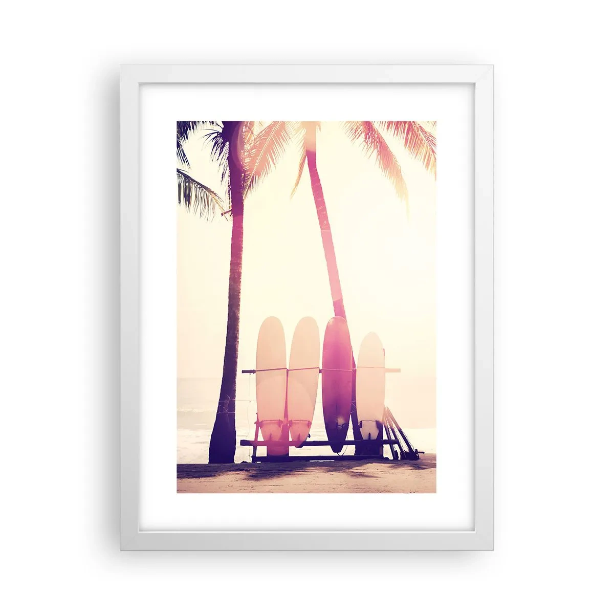 Plakát v bílém rámu - Bude to skvělý den - 30x40 cm