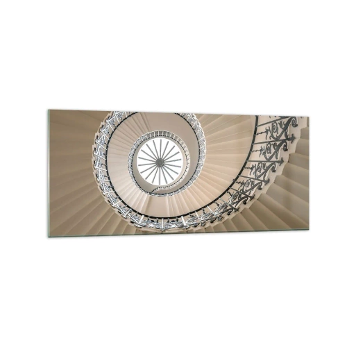 Obraz na skle - Uvnitř mušle - 120x50 cm