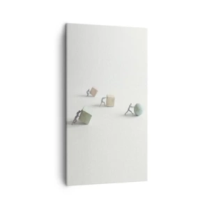 Obraz na plátně - Život samotný - 45x80 cm