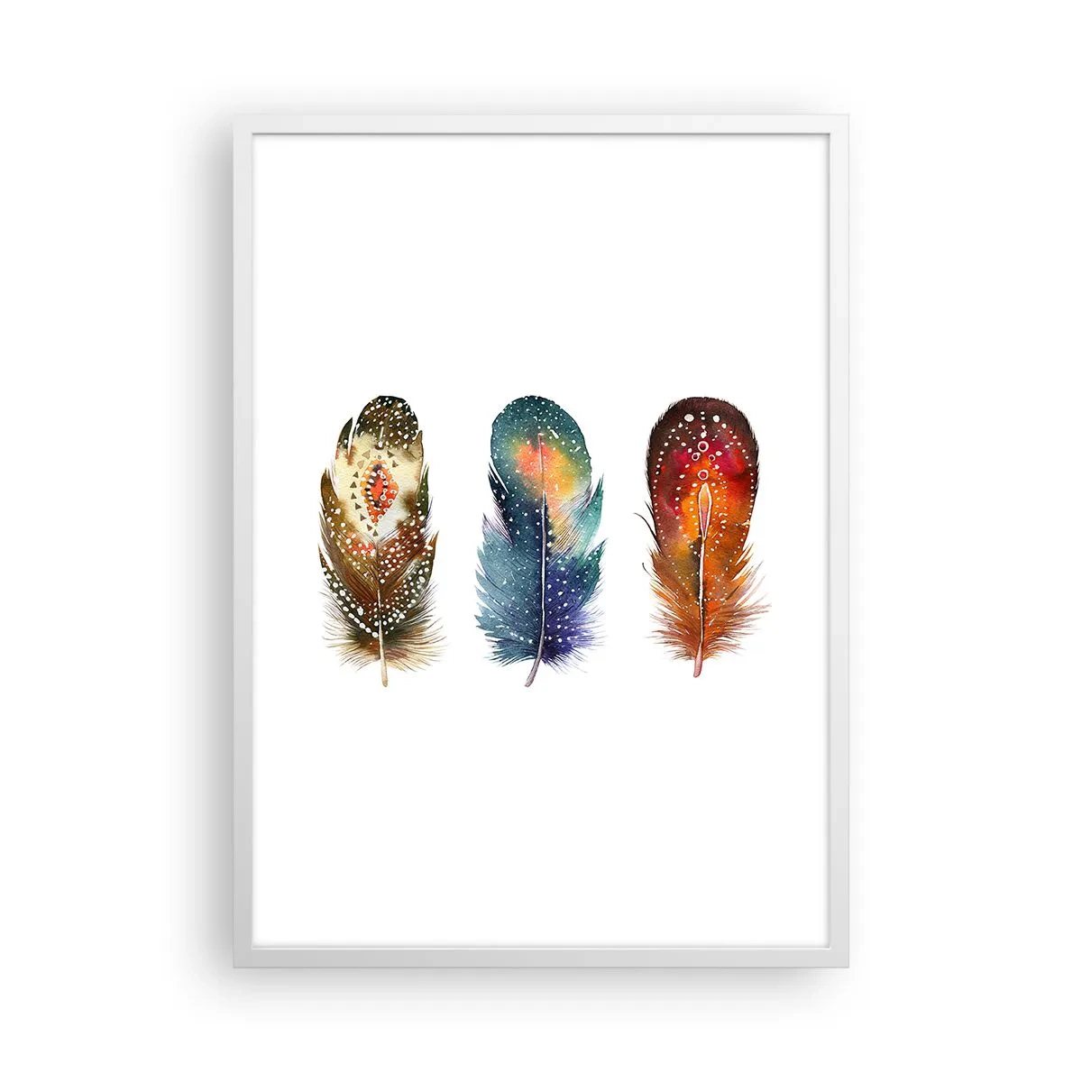 Plakát v bílém rámu - Rituály, obřady, tajemství - 50x70 cm