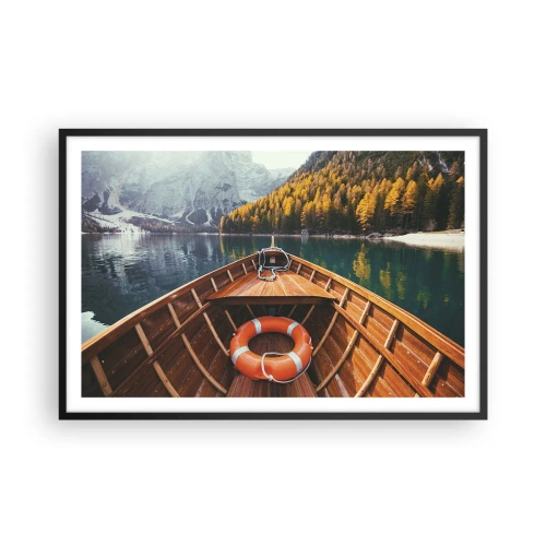 Plakát v černém rámu - Horská túra - 91x61 cm