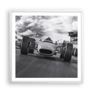 Plakát v bílém rámu - Tohle je síla! - 60x60 cm