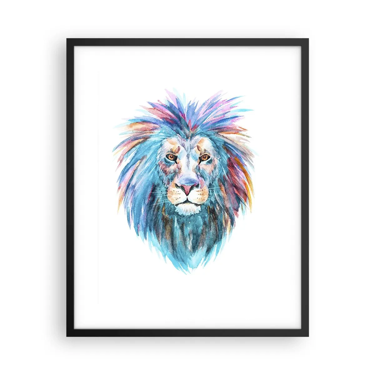 Plakát v černém rámu - Elektrizující aura - 40x50 cm