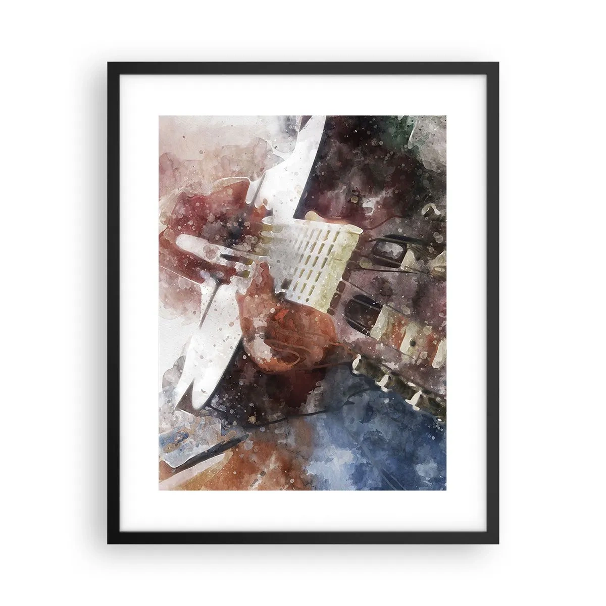 Plakát v černém rámu - Co si o tom myslíš? - 40x50 cm