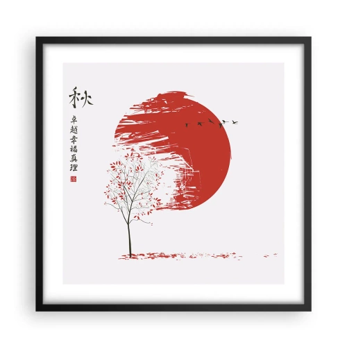 Plakát v černém rámu - Znáte tuto zemi? - 50x50 cm