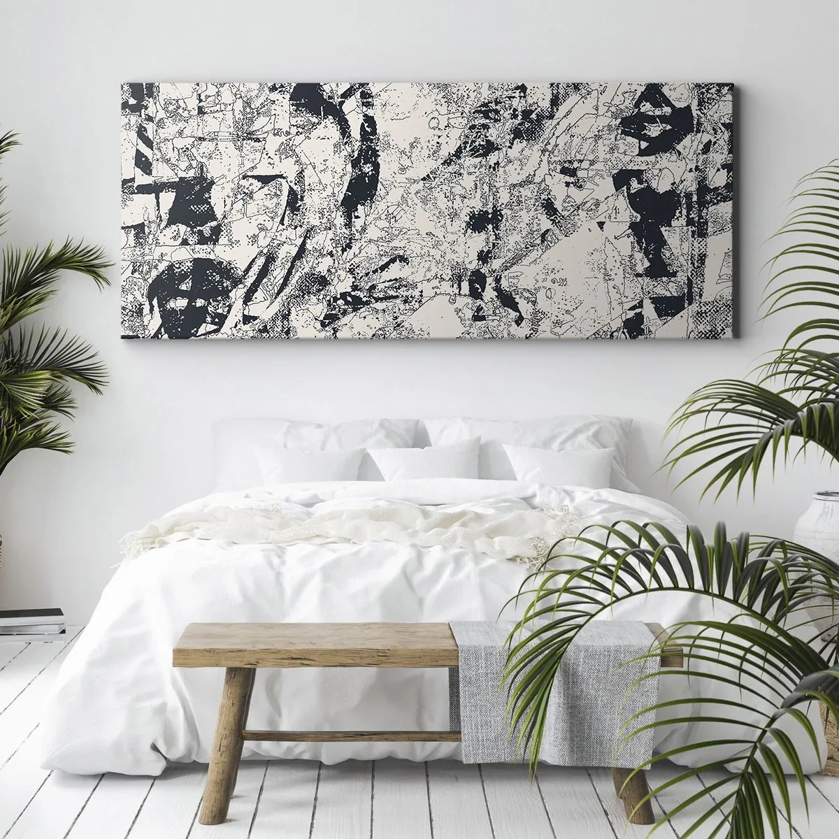 Obraz na plátně - Prolínání protikladů - 100x40 cm