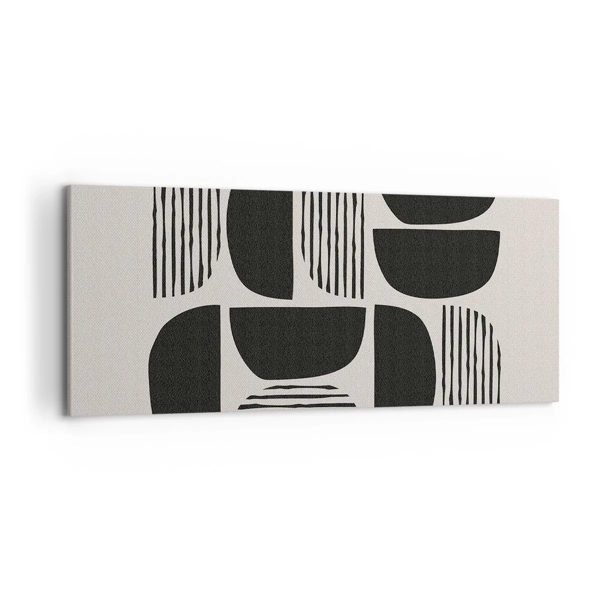 Obraz na plátně - Polovičaté soustavy - 120x50 cm