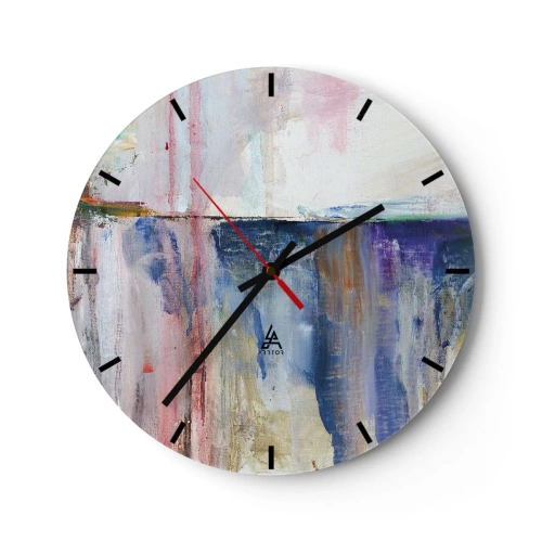 Nástěnné hodiny - Barevné dojmy a asociace - 40x40 cm