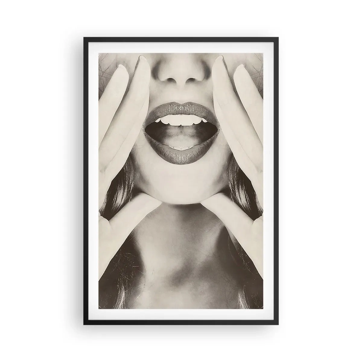 Plakát v černém rámu - Už jdu! - 61x91 cm