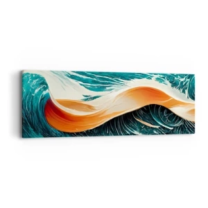 Obraz na plátně - Surfařův sen - 90x30 cm