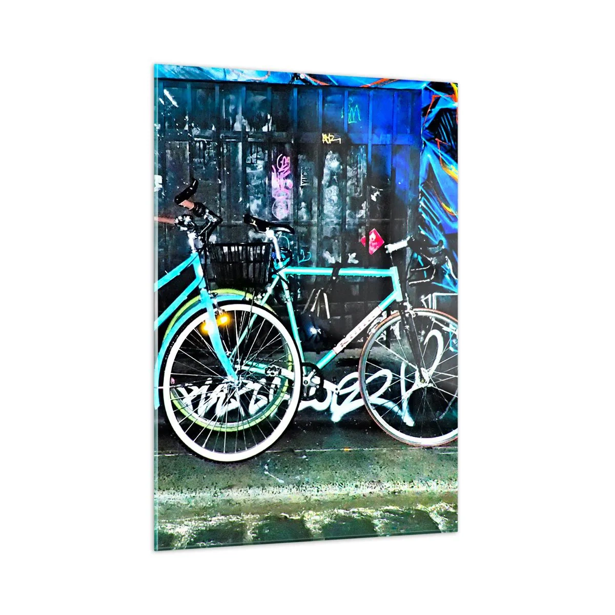Obraz na skle - Město volá - 50x70 cm