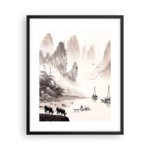 Plakát v černém rámu - Exotická všednost Východu - 40x50 cm