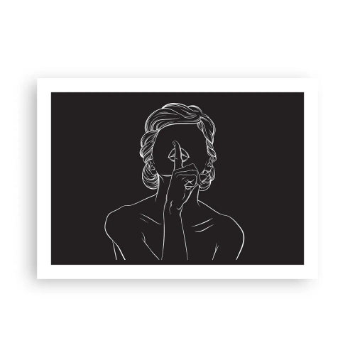 Plakát - Krása rozkvétá v tichu - 70x50 cm