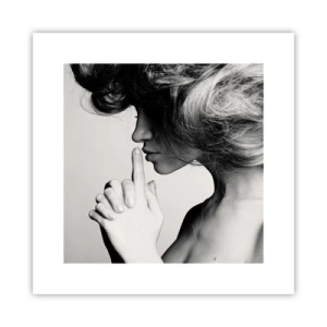 Plakát - Zahleděná do sebe - 30x30 cm