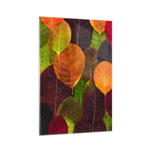 Obraz na skle - Podzimní mozaika - 70x100 cm