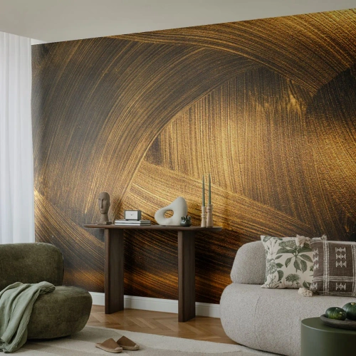 Fototapeta Standard Eco - Ve zlatém labyrintu - Abstrakce, Kus, Zlato - 400x280 cm