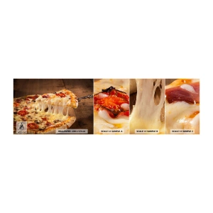Fototapeta Vzorek Standard Eco - Veledílo italského umění - Gastronomie, Pizza, Itálie - 100x30 cm