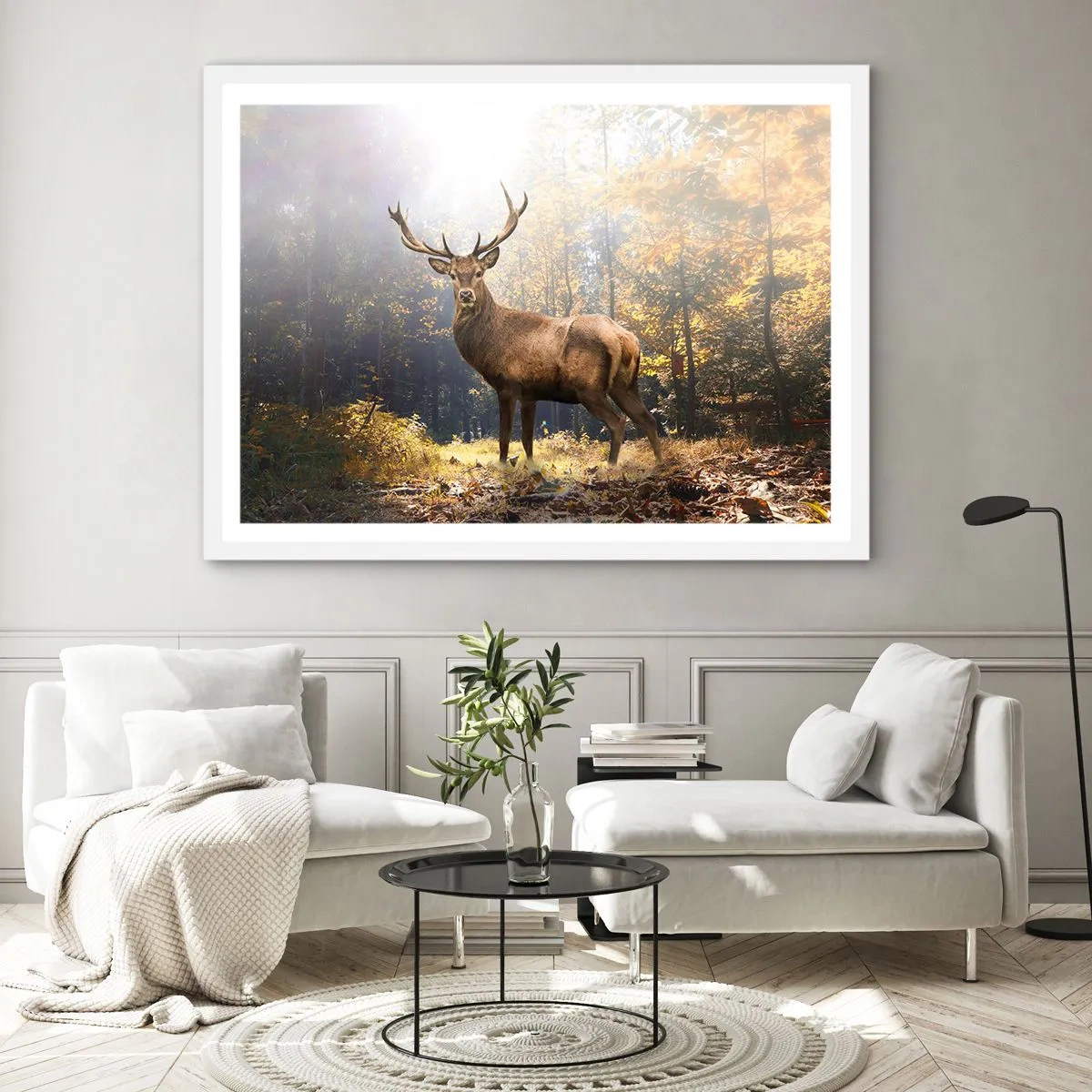 Plakát v bílém rámu - Plné důstojnosti - 70x50 cm