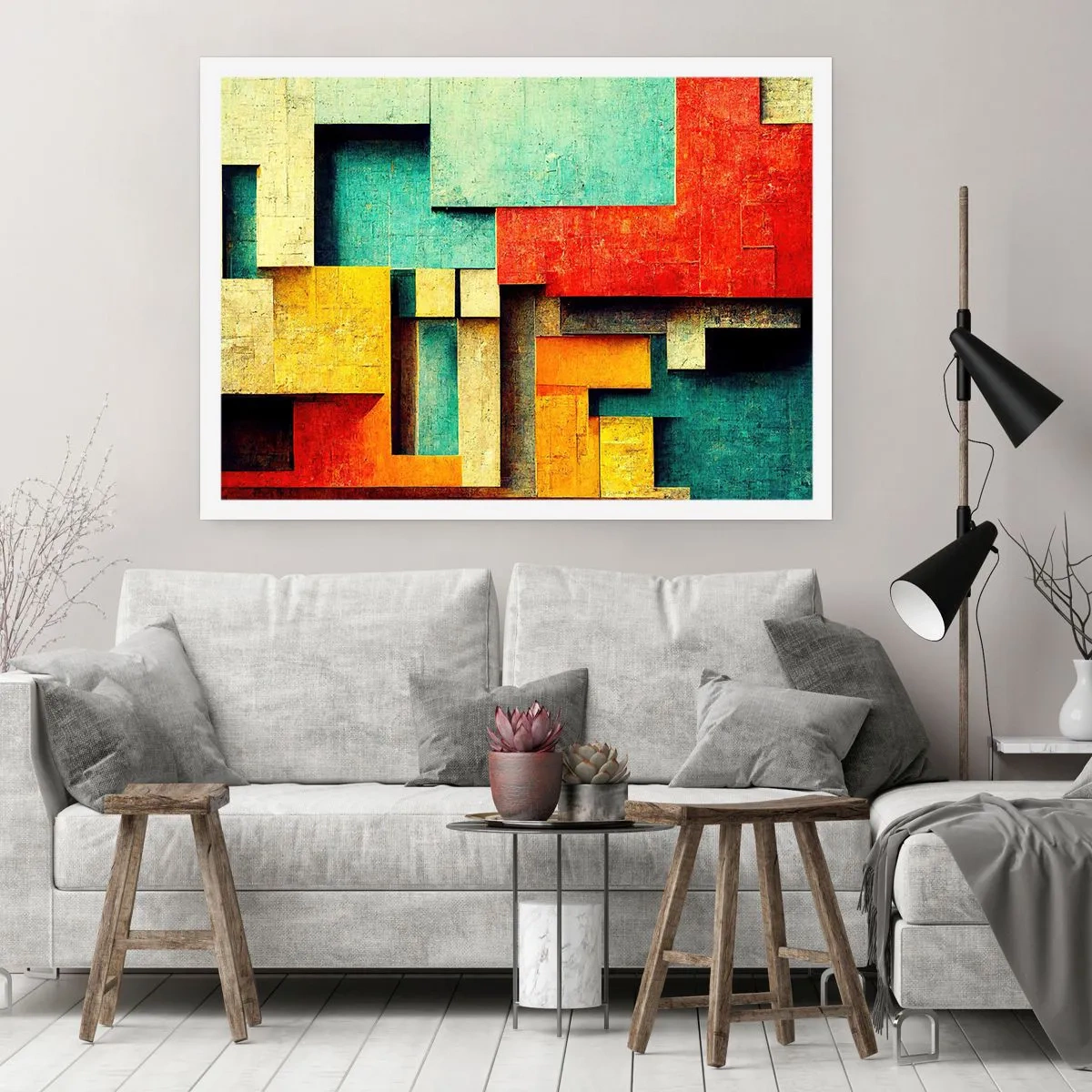 Plakát - Festival pravých úhlů - 100x70 cm