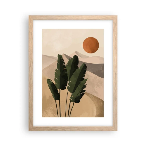 Plakát v rámu světlý dub - Triumf života - 30x40 cm