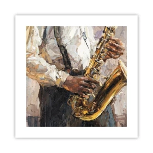 Plakát - Čas na sólovou hru - 40x40 cm