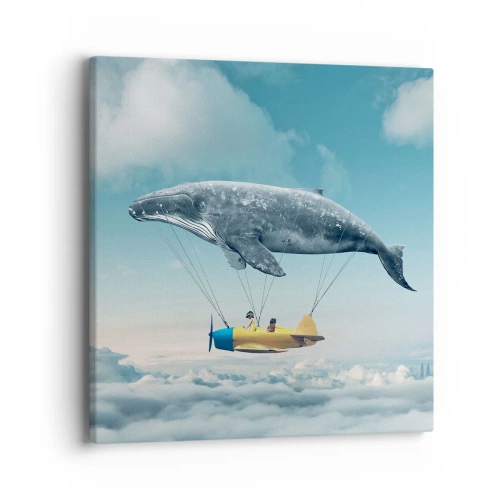 Obraz na plátně - Proč ne? - 40x40 cm