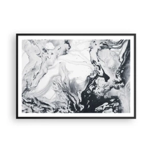 Plakát v černém rámu - Zemské nitro - 100x70 cm