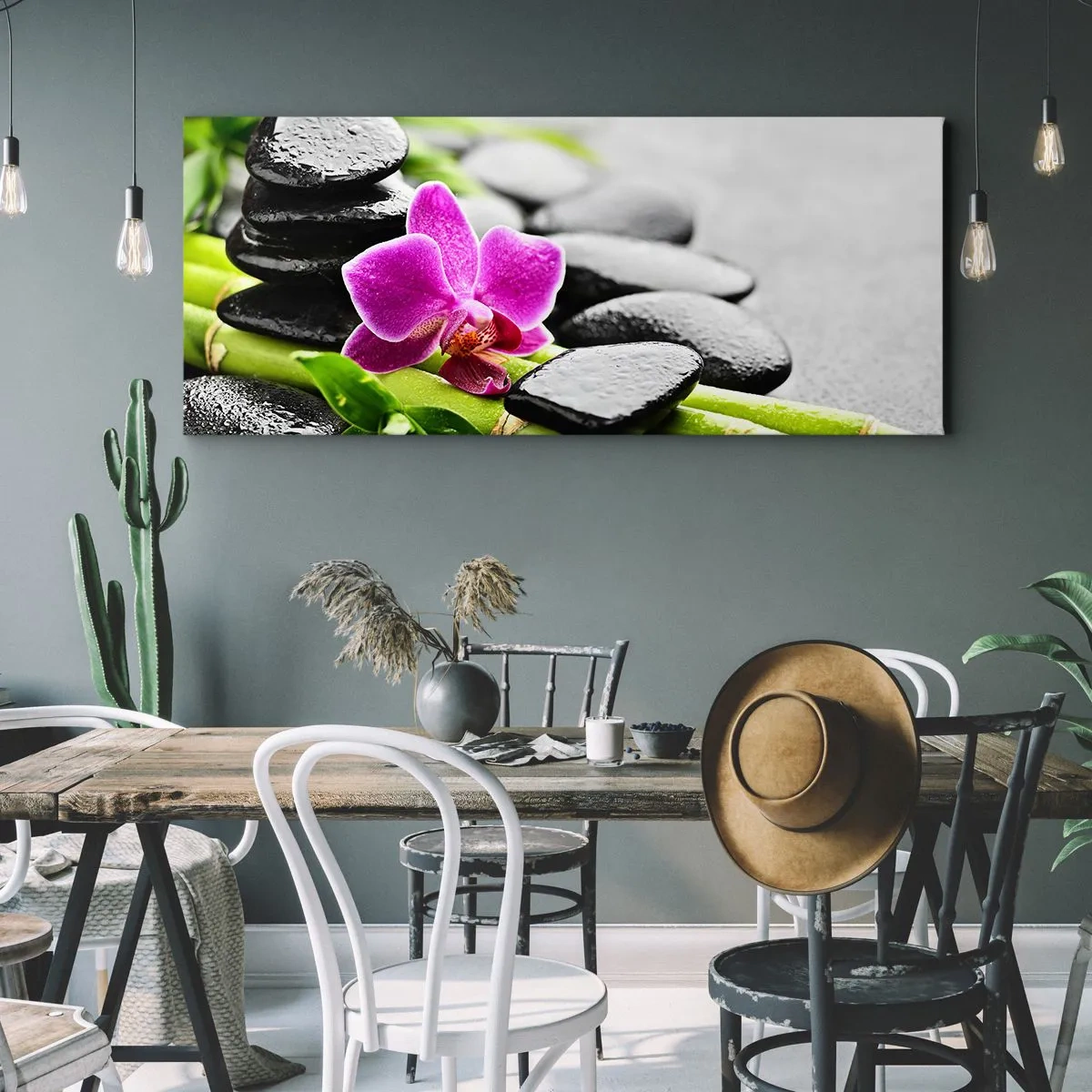 Obraz na plátně - V klidné rovnováze - 100x40 cm