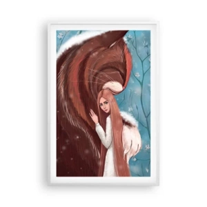 Plakát v bílém rámu - Vítej v pohádce - 61x91 cm