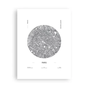 Plakát - Anatomie Paříže - 30x40 cm
