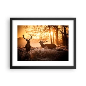 Plakát v černém rámu - Sen myslivce - 40x30 cm