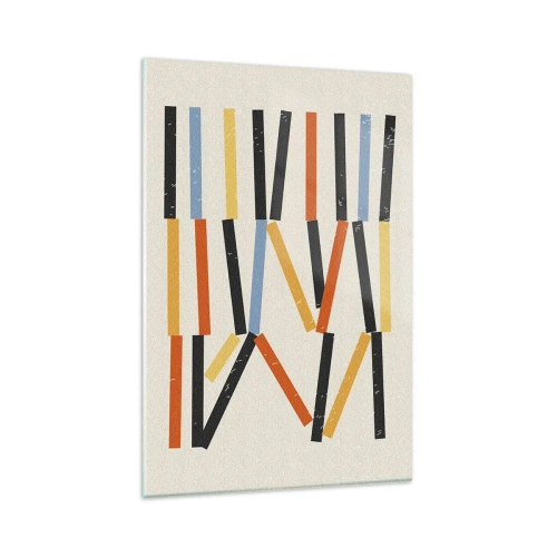 Obraz na skle - Kompozice na úrovni - 80x120 cm