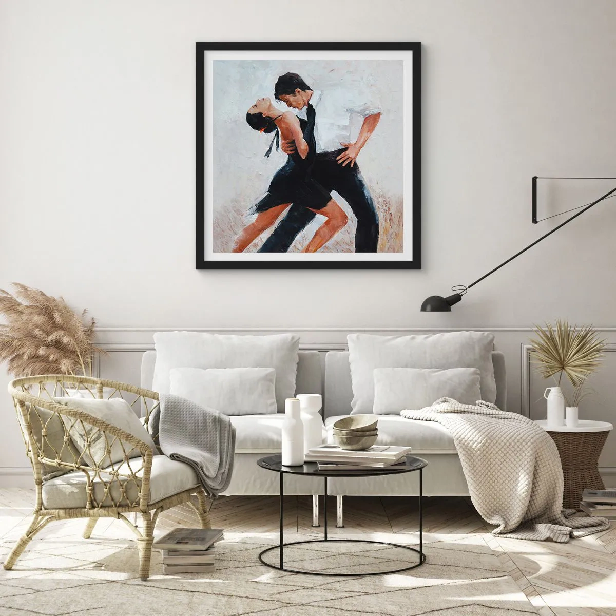 Plakát v černém rámu - Tango mých tužeb a snů - 60x60 cm