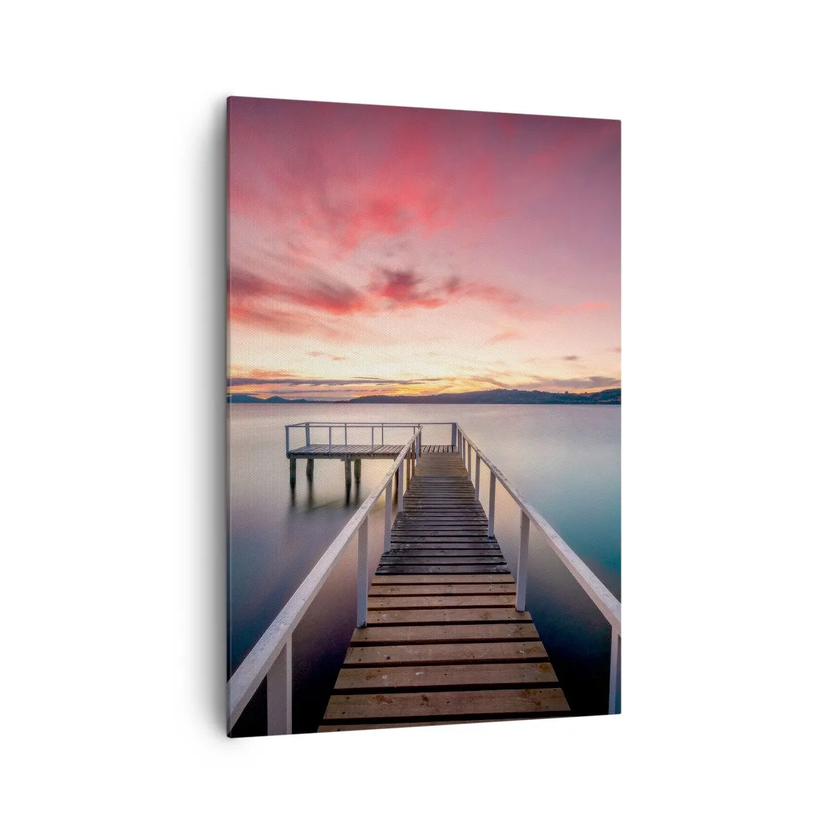 Obraz na plátně - Jemný plamen večera - 70x100 cm