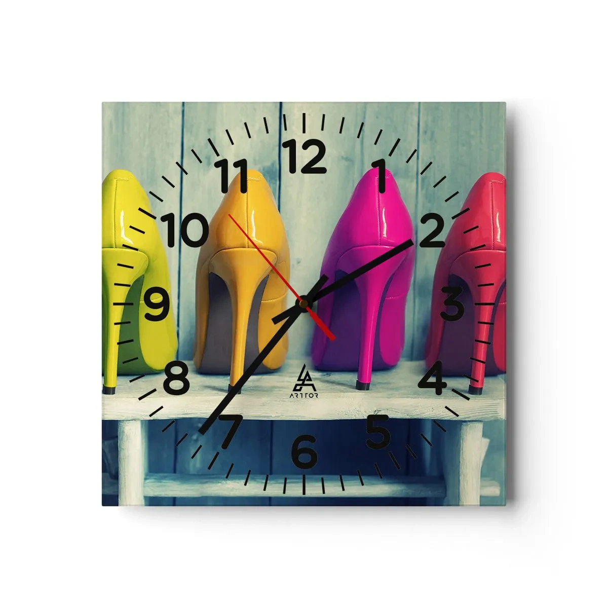 Nástěnné hodiny - Procházkou po duze - 30x30 cm