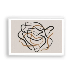 Plakát v bílém rámu - Všechno se pokroutilo - 91x61 cm