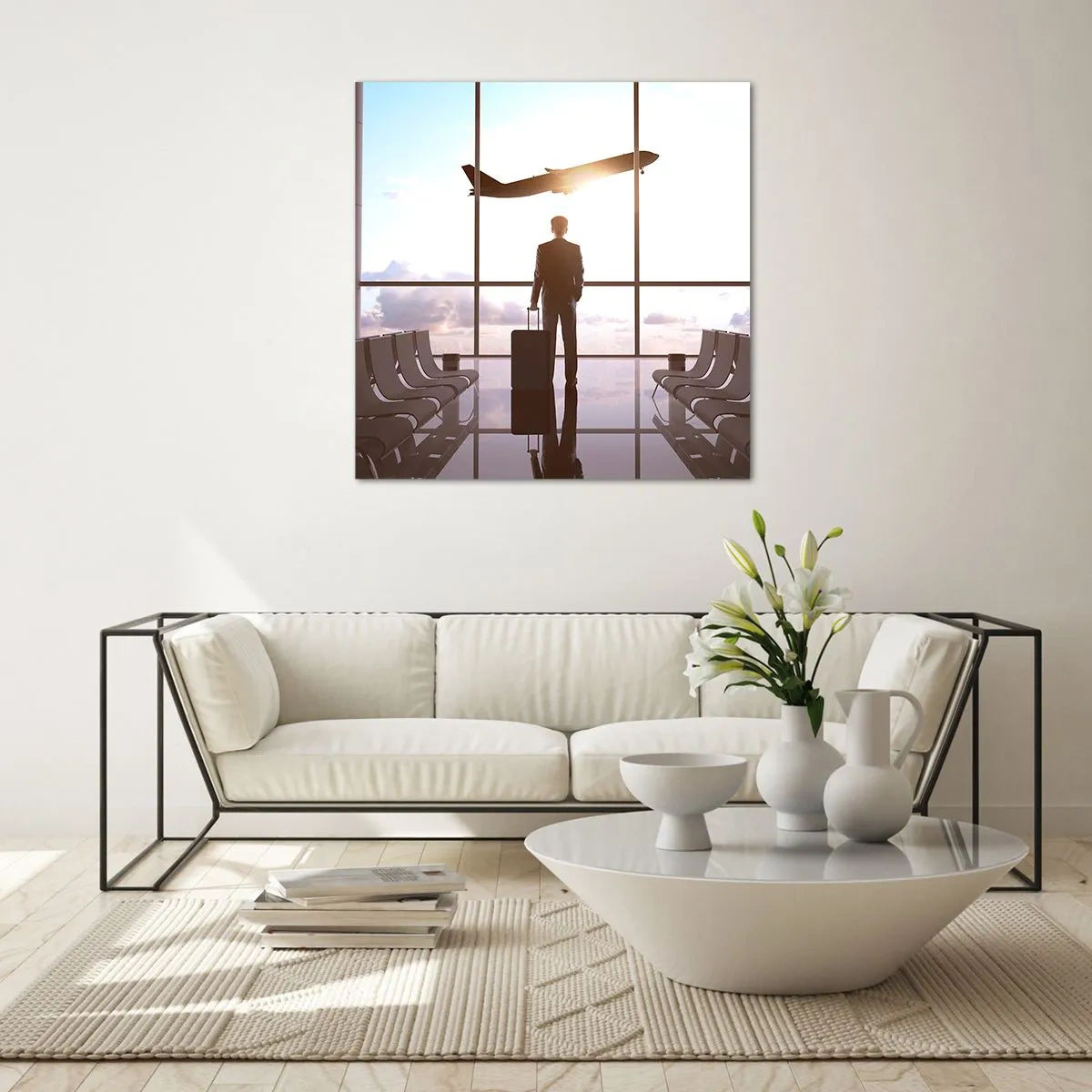 Obraz na skle - Máš čas, zpomal - 50x50 cm