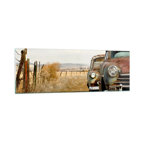 Obraz na skle - Zasloužený odpočinek - 90x30 cm