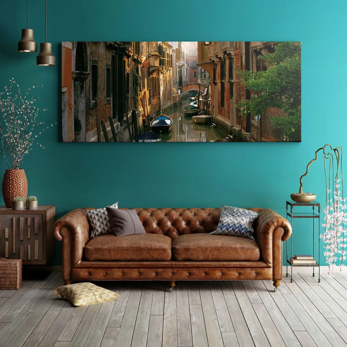 Obraz na plátně - V benátském zákoutí - 100x40 cm
