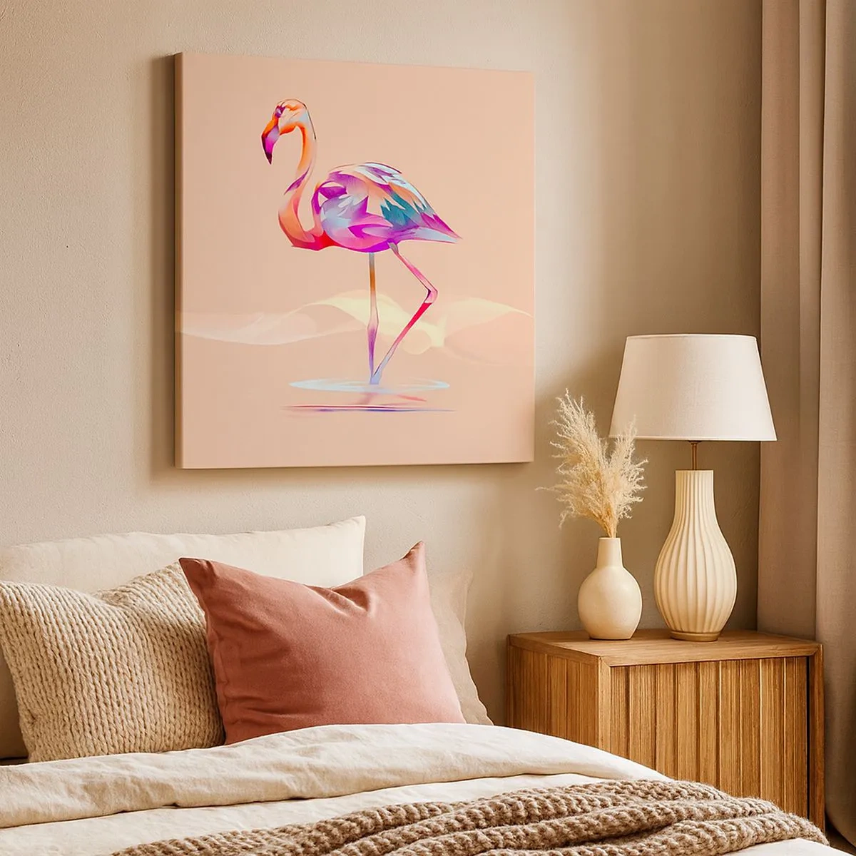 Obraz na plátně - Pták dobrých emocí - 30x30 cm