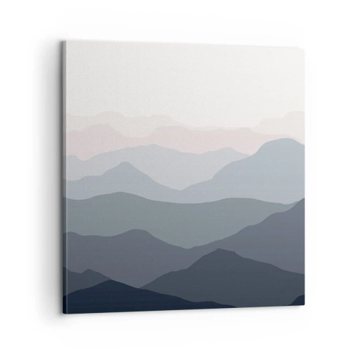 Obraz na plátně - Vlny hor - 60x60 cm