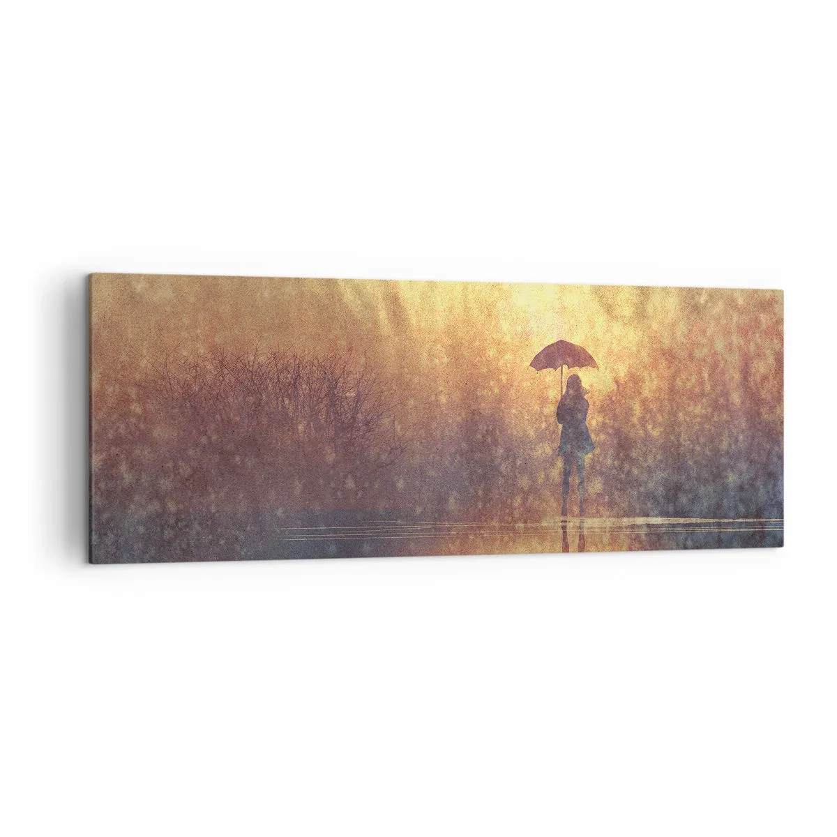 Obraz na plátně - Cítím, že se na mě někdo dívá - 140x50 cm