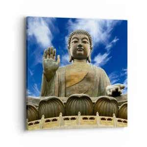 Obraz na plátně - Žij beze strachu - 40x40 cm