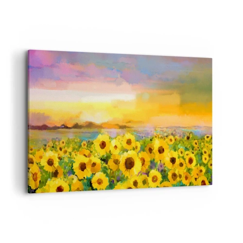Obraz na plátně - Samotné slunce sestoupilo na zem - 120x80 cm