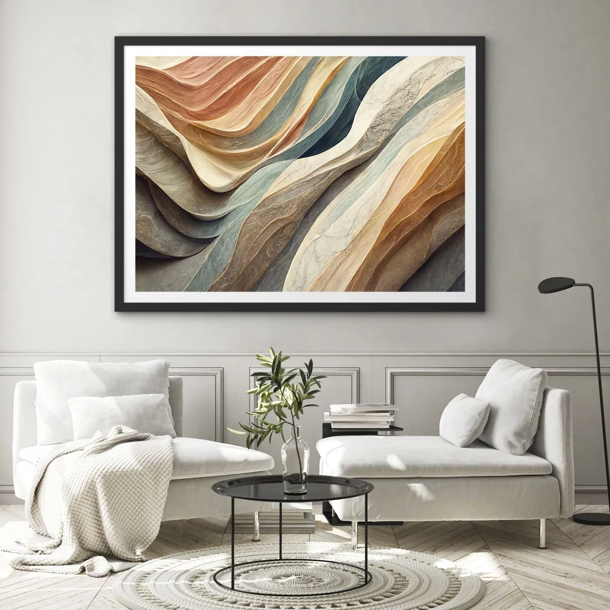 Plakát v černém rámu - Okamžik před změnou - 70x50 cm